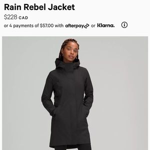 Lululemon Rain Rebel Jacket